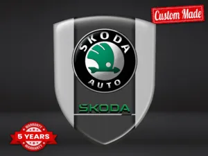 Skoda Autoaufkleber Stil Premium Anpassbar